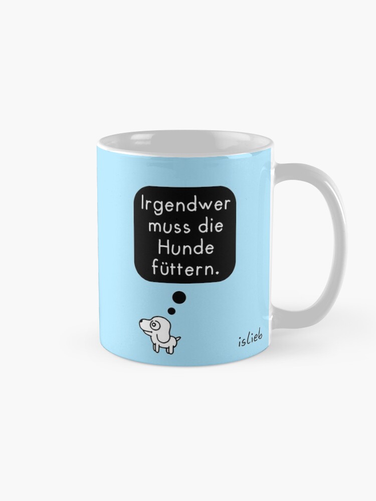 Thumbnail 5 von 6, Kaffeebecher, Menschheit-retten-Tasse (blau) designt und verkauft von islieb.