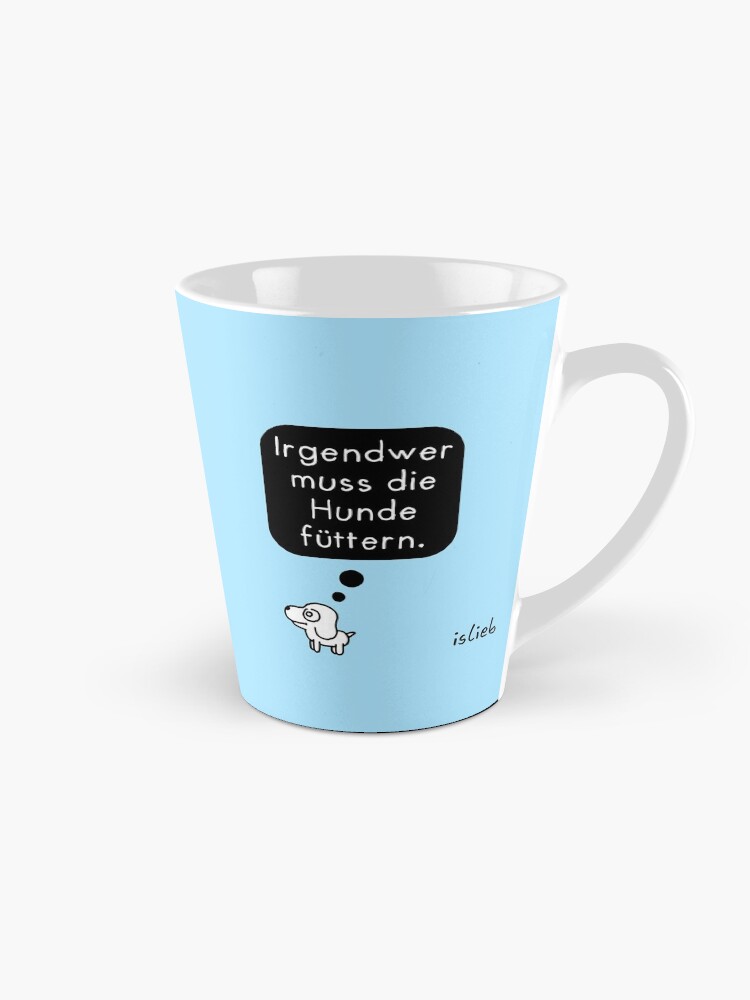 Thumbnail 1 von 4, Kaffeebecher, Menschheit-retten-Tasse (blau) designt und verkauft von islieb.