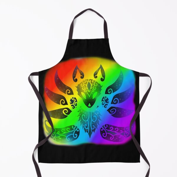 Item preview, rainbow celestial fox icon designed and sold by cryoark.