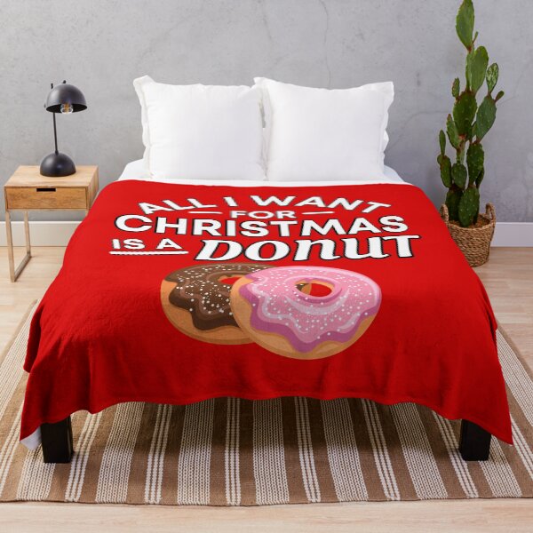 Item preview, All I Want for Christmas Is Donut- Funny Donut Puns - Christmas Gift for Donut Lovers designed and sold by CaitU.