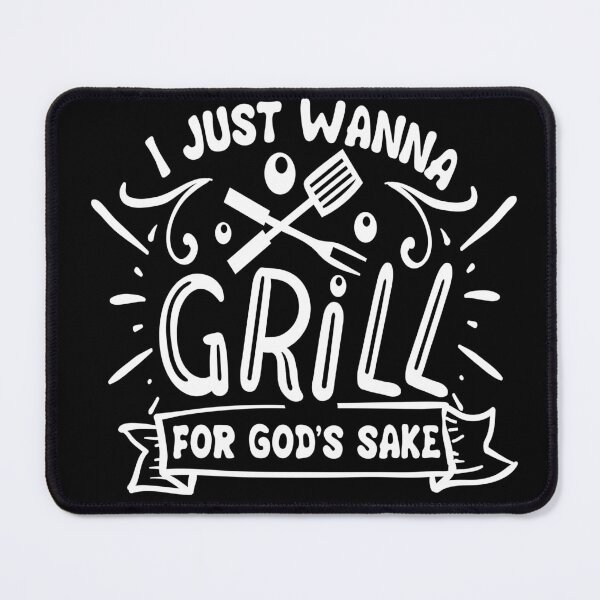 Item preview, I Just Wanna Grill For God Sake Boomer Meme designed and sold by YueHeng Creates ⭐⭐⭐⭐⭐.