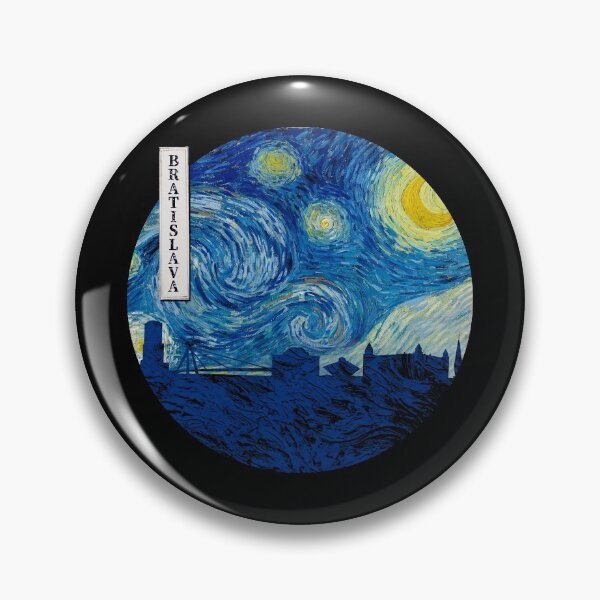 Item preview, Bratislava Starry Night Van Gogh Circle designed and sold by DFerraz.
