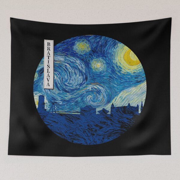 Item preview, Bratislava Starry Night Van Gogh Circle designed and sold by DFerraz.