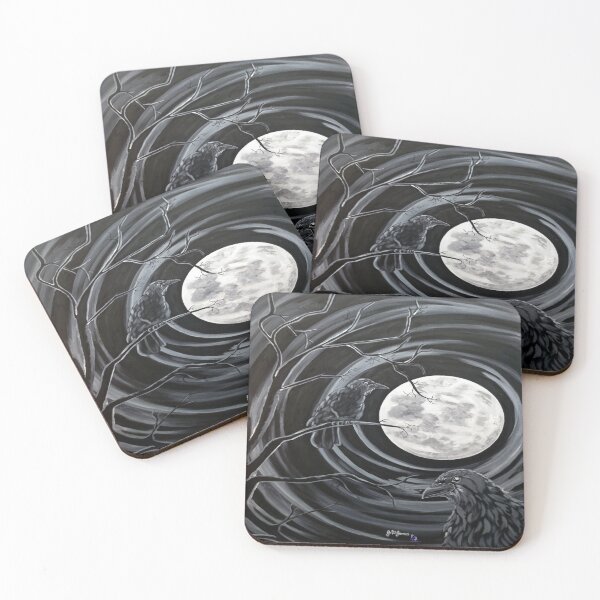 Item preview, Moonlight Crows designed and sold by Jacklyn G. Jones.