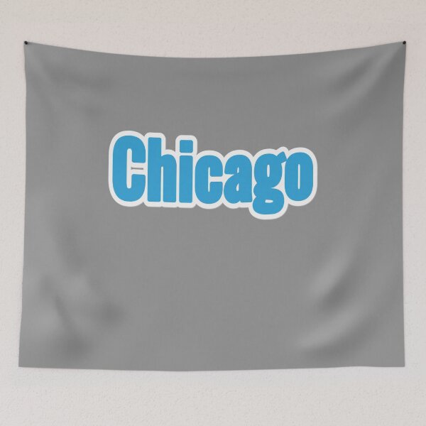 Artikelvorschau, T-Shirt mit klassischem Stadtnamen Chicago entworfen und verkauft von jblazed.