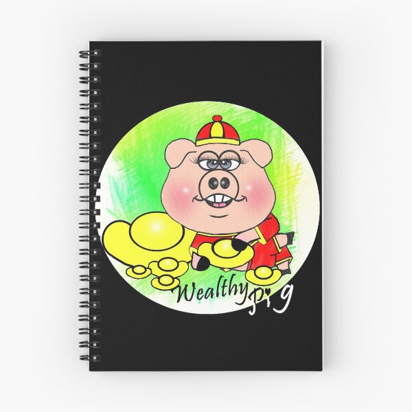 Item preview, Wealthy pig  designed and sold by Shirley cute art .