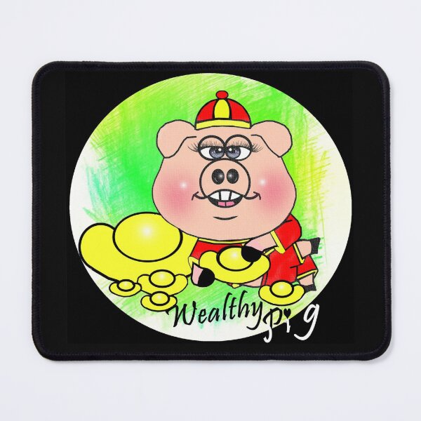 Item preview, Wealthy pig  designed and sold by Shirley cute art .