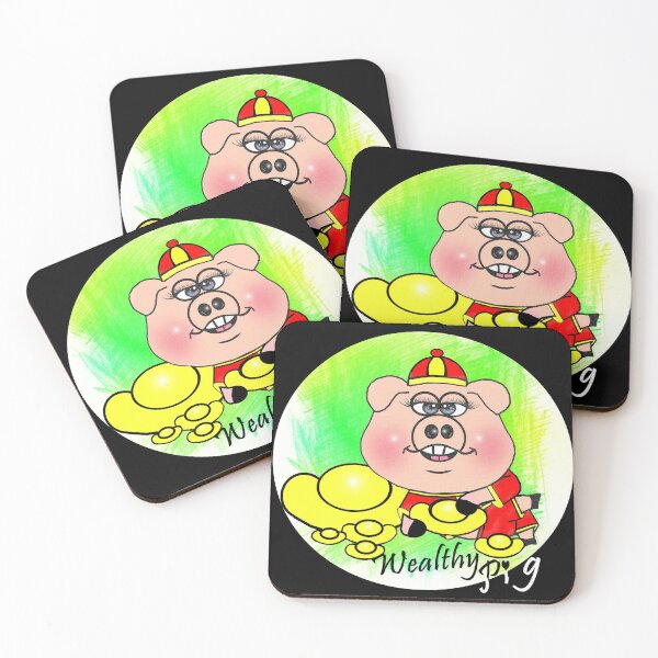 Item preview, Wealthy pig  designed and sold by Shirley cute art .