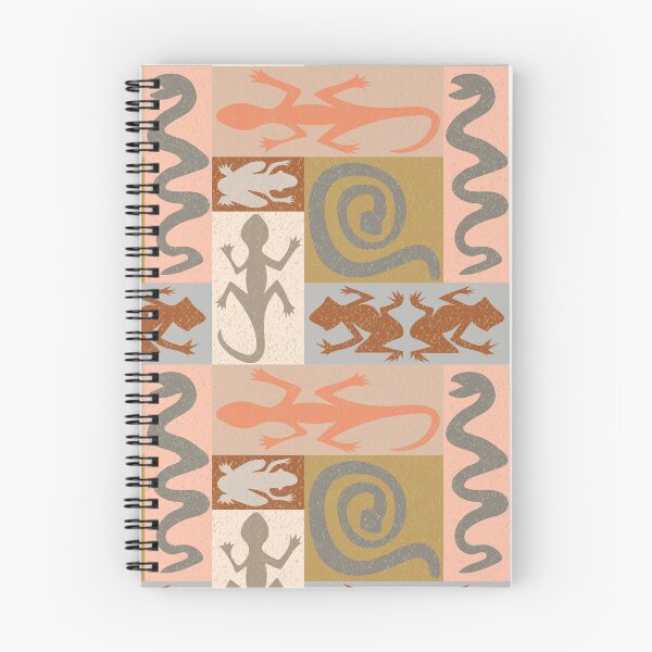 Item preview, Quirky amphibian petroglyph, lizards, frogs, snakes, southwest desert glow designed and sold by cleolovescolor.