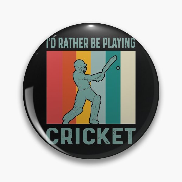 Item preview, I'D RATHER BE CRICKET designed and sold by HarleyGarner.