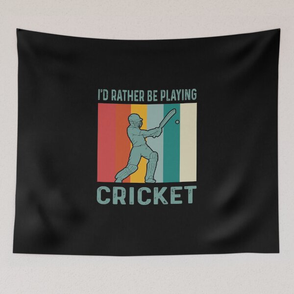 Item preview, I'D RATHER BE CRICKET designed and sold by HarleyGarner.