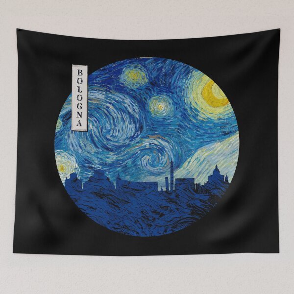 Item preview, Bologna Starry Night Van Gogh Circle designed and sold by DFerraz.