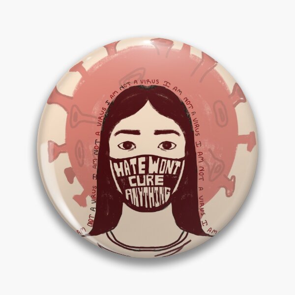Item preview, Hate Won't Cure Anything: I Am Not A Virus designed and sold by Hana Morita.