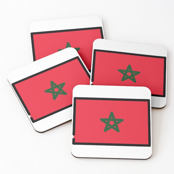 Item preview, Morocco National Flag designed and sold by JoyforU.