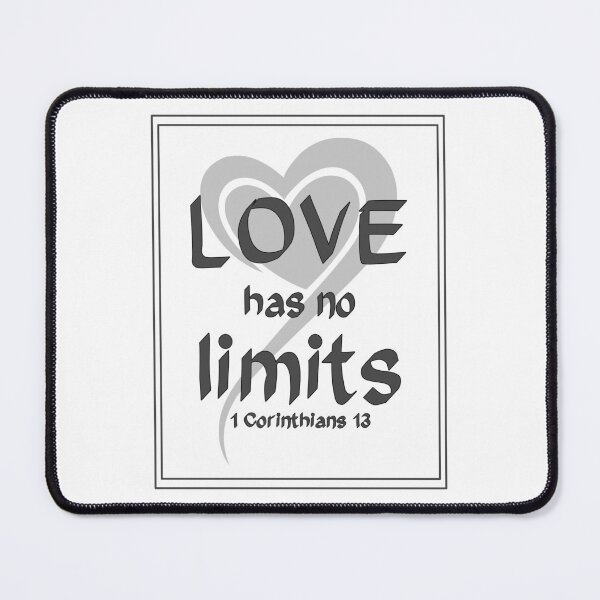 Item preview, Christian Design - Love has no Limits - I Corinthians 13 designed and sold by simplydesignart.