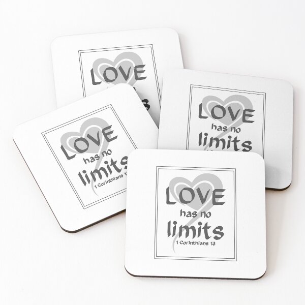 Item preview, Christian Design - Love has no Limits - I Corinthians 13 designed and sold by simplydesignart.
