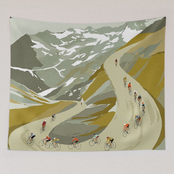 Item preview, Cycling Down Mountain designed and sold by AlyssoCharm.