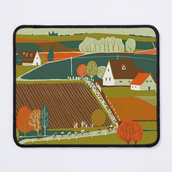 Item preview, Cycling Landscape Retro Color designed and sold by AlyssoCharm.