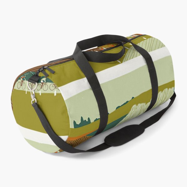 Item preview, Cycling Landscape Retro Color designed and sold by AlyssoCharm.