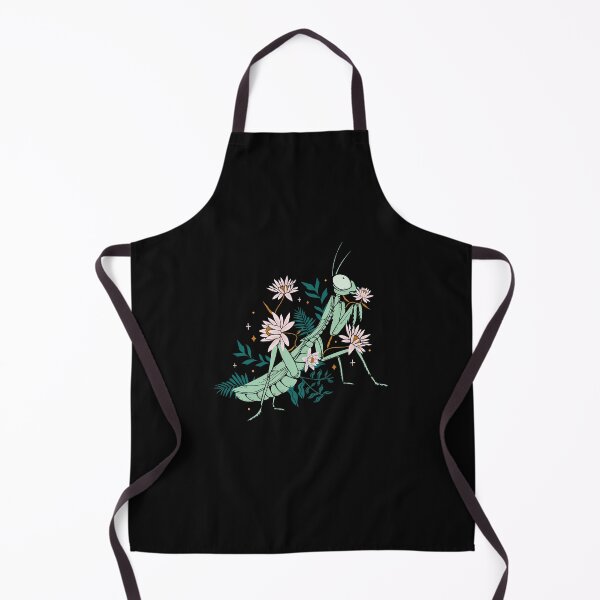 Item preview, Praying mantis with flowers designed and sold by DerSenat.