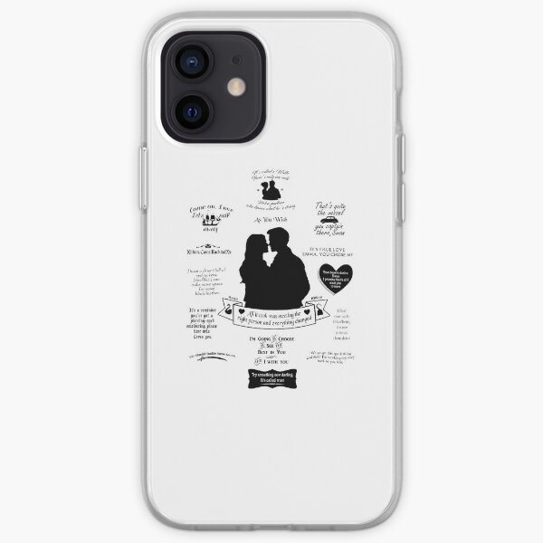 Captain Swan "Iconic Quotes" Silhouette Design 2 iPhone Soft Case