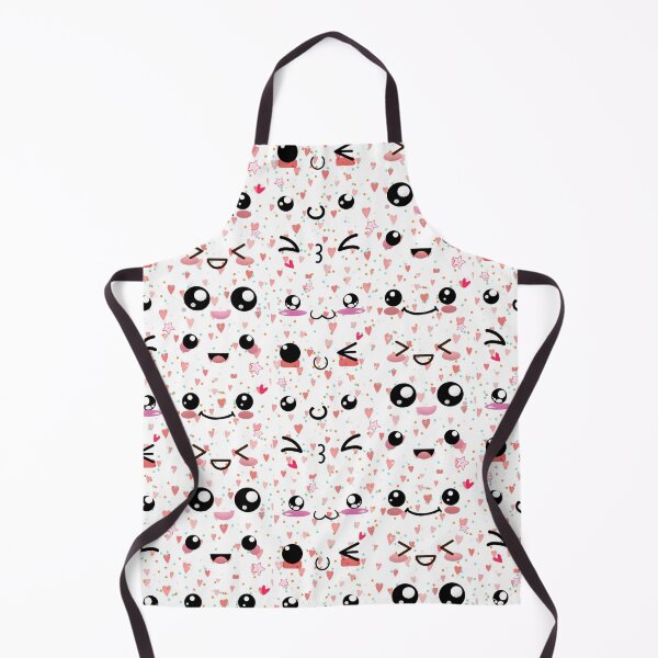 Item preview, Cute kawaii faces pattern designed and sold by reartdesign.
