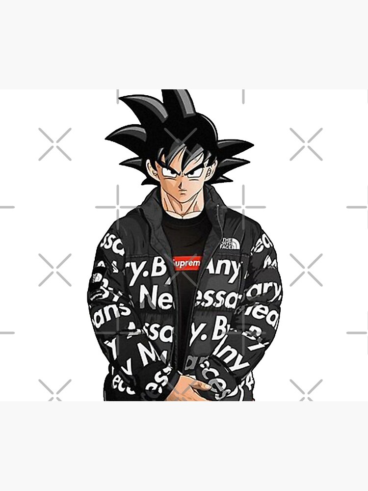 Goku in modern drip style meme