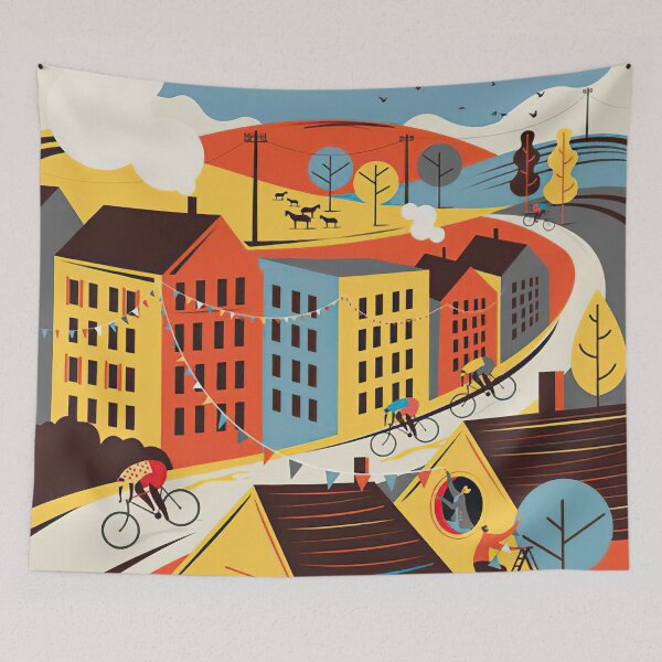 Item preview, Cycling Town Tour designed and sold by AlyssoCharm.