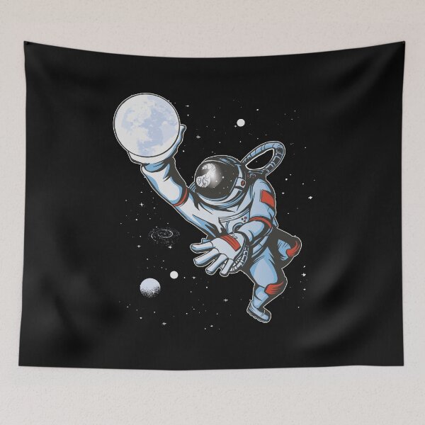 Item preview, Astronaut basketball with moon designed and sold by DerSenat.