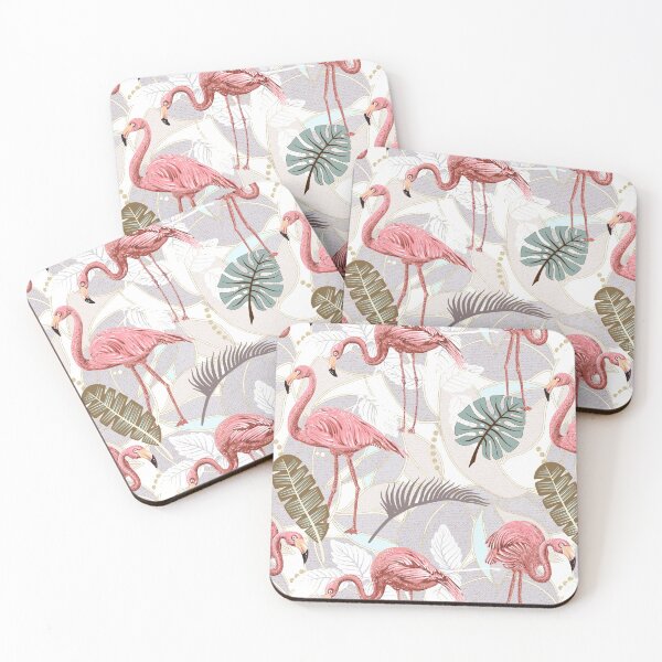 Item preview, Abstract Flamingo Leaves designed and sold by AlyssoCharm.