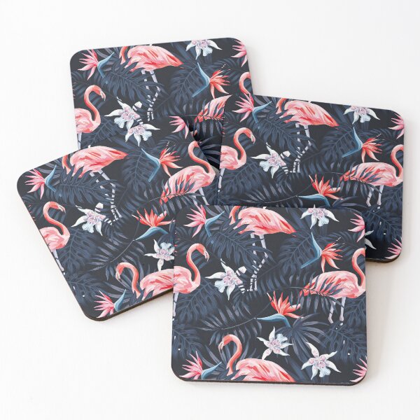 Item preview, Flamingos Bird Of Paradise Flowers designed and sold by AlyssoCharm.