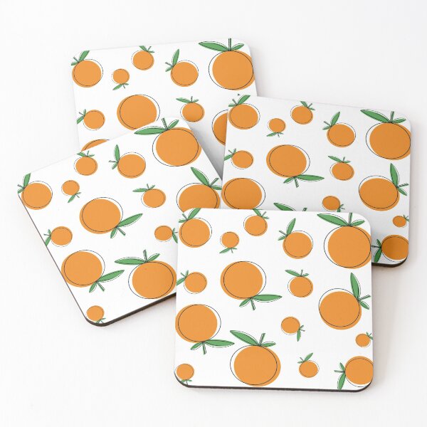 Item preview, Orange fruit seamless pattern  designed and sold by Ayujinar.