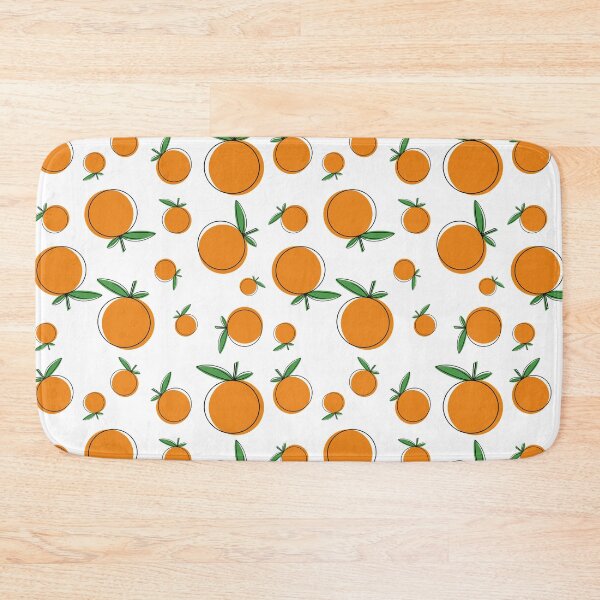 Item preview, Orange fruit seamless pattern  designed and sold by Ayujinar.