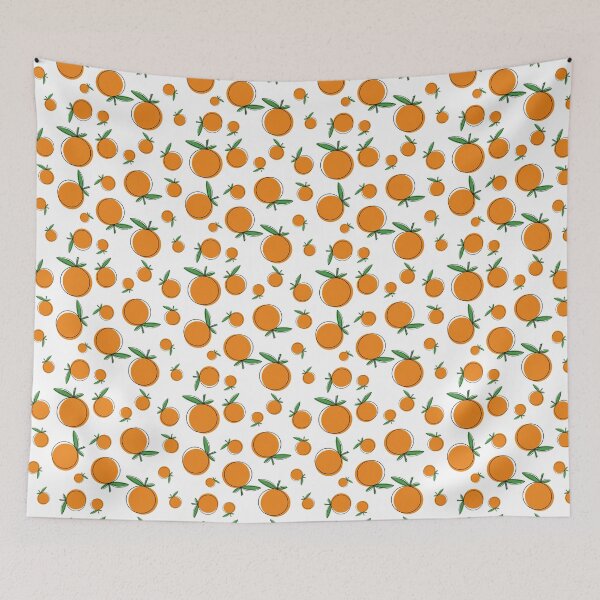 Item preview, Orange fruit seamless pattern  designed and sold by Ayujinar.