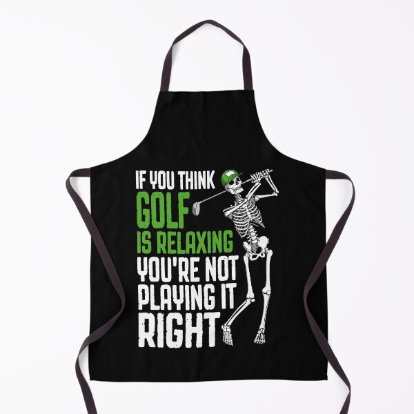 Item preview, Golf Is Relaxing Funny Skeleton Golfer Humor Quote designed and sold by GrandeDuc.