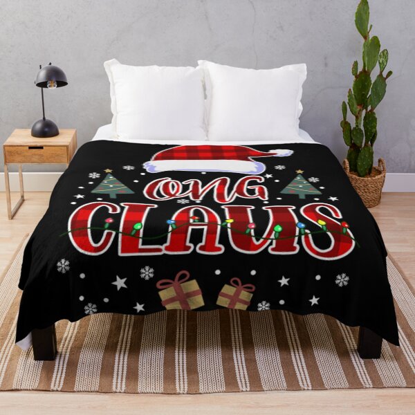 Item preview, Ong Claus Plaid Pattern Ornament Santa Christmas Gift designed and sold by Danieledna394.