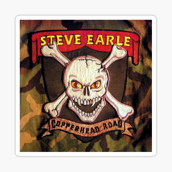 "Copperhead road" Sticker for Sale by LaurenceMarks Redbubble