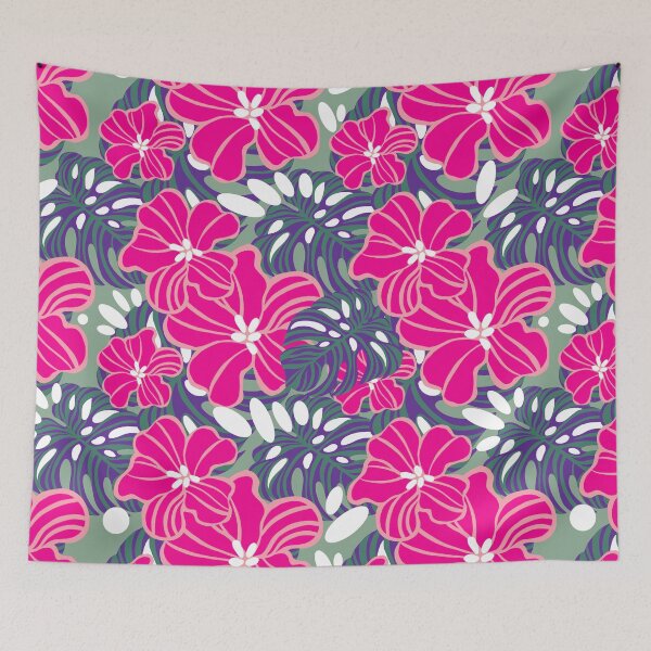 Item preview, Bloom Lush - Red Violet designed and sold by InkByJennifer.