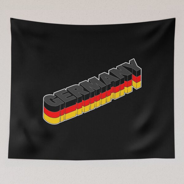 Item preview, Germany 3D Text in Flag Colors designed and sold by RaybenMedia.