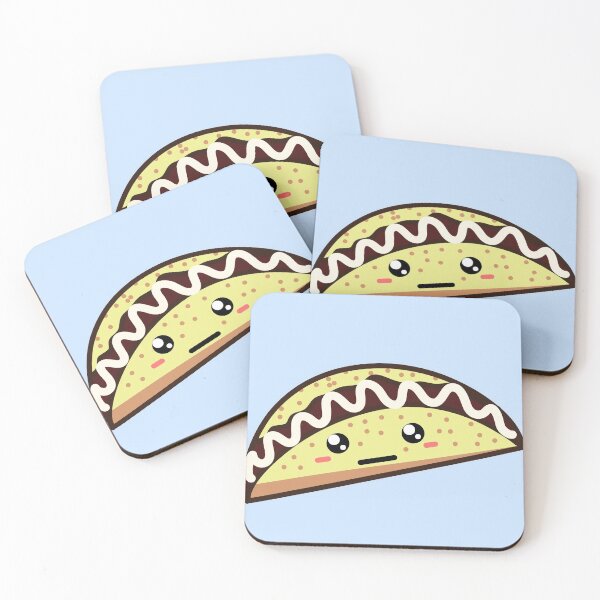 Item preview, KAWAII TACOS || MEXICO FOOD designed and sold by FuzzyWuffy.
