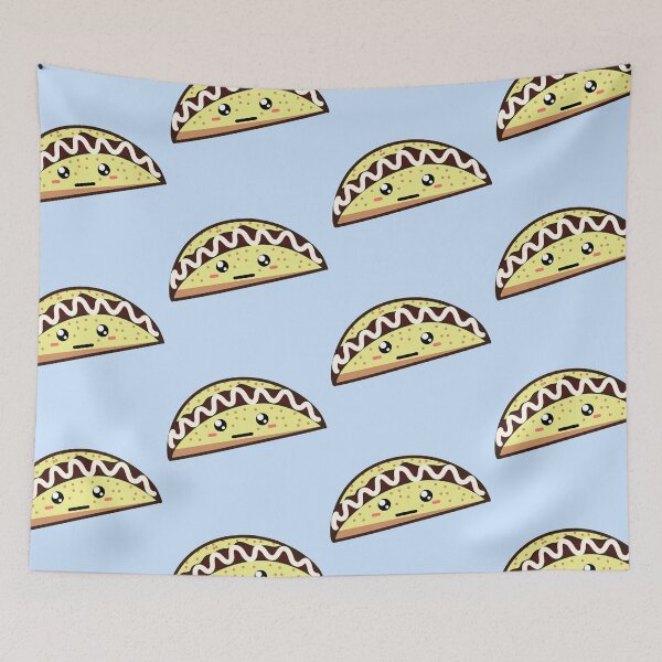 Item preview, KAWAII TACOS || MEXICO FOOD designed and sold by FuzzyWuffy.