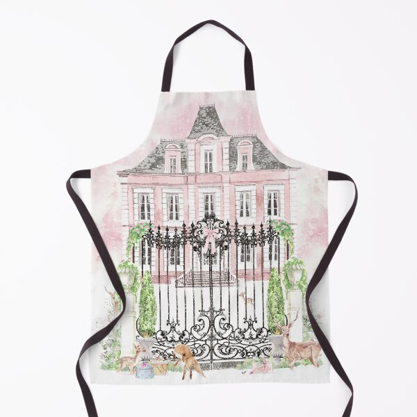 Item preview, French Chateau Christmas with woodland animals designed and sold by Wendy Paula Patterson.
