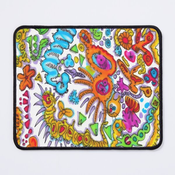 Item preview, Testing-my-new-brush-pen-pastel-colors-doodles designed and sold by cuprum.
