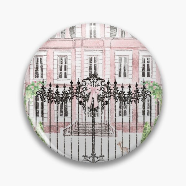 Item preview, French Chateau Christmas with woodland animals designed and sold by Wendy Paula Patterson.
