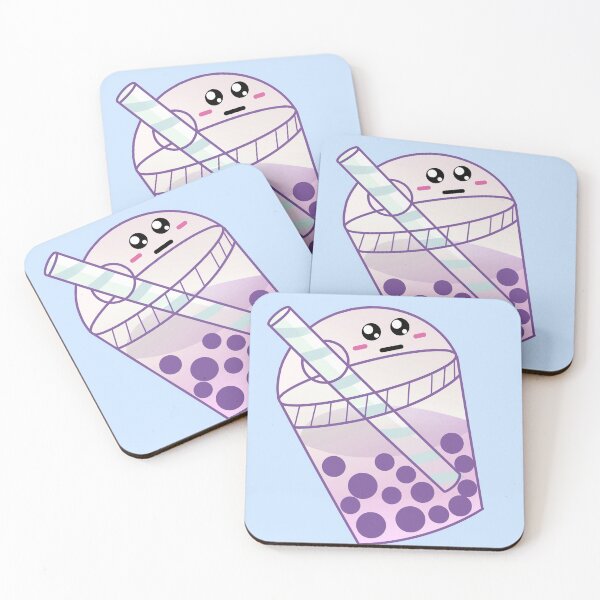 Item preview, GRAPE KAWAII BOBA || PURPLE designed and sold by FuzzyWuffy.