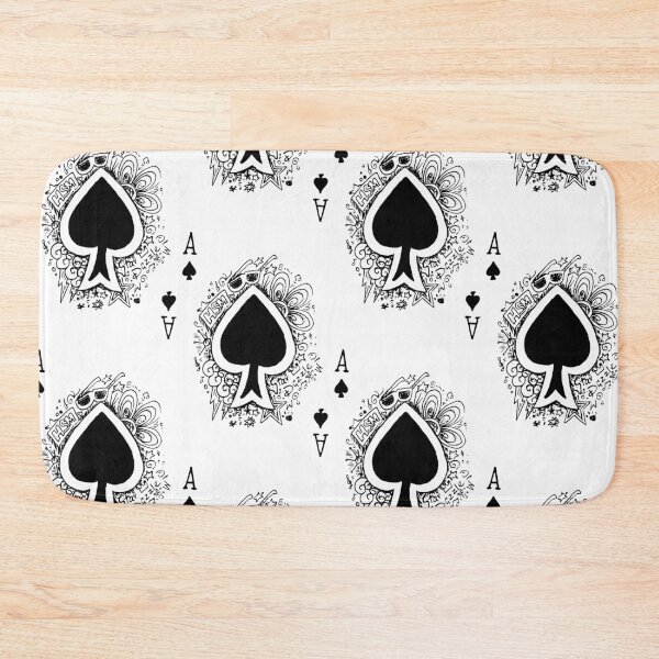Item preview, Ace Of Spades | Doodles (Light) designed and sold by the-krisney-way.