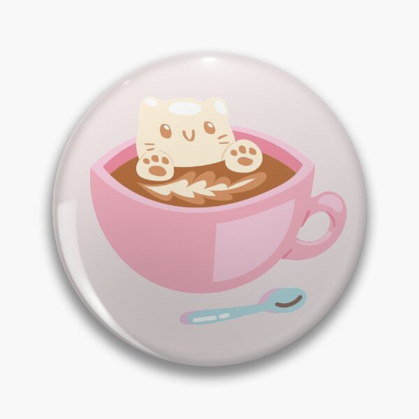 Item preview, Kawaii Kitty Cat In Coffee Mug designed and sold by Simplyy  Unique.
