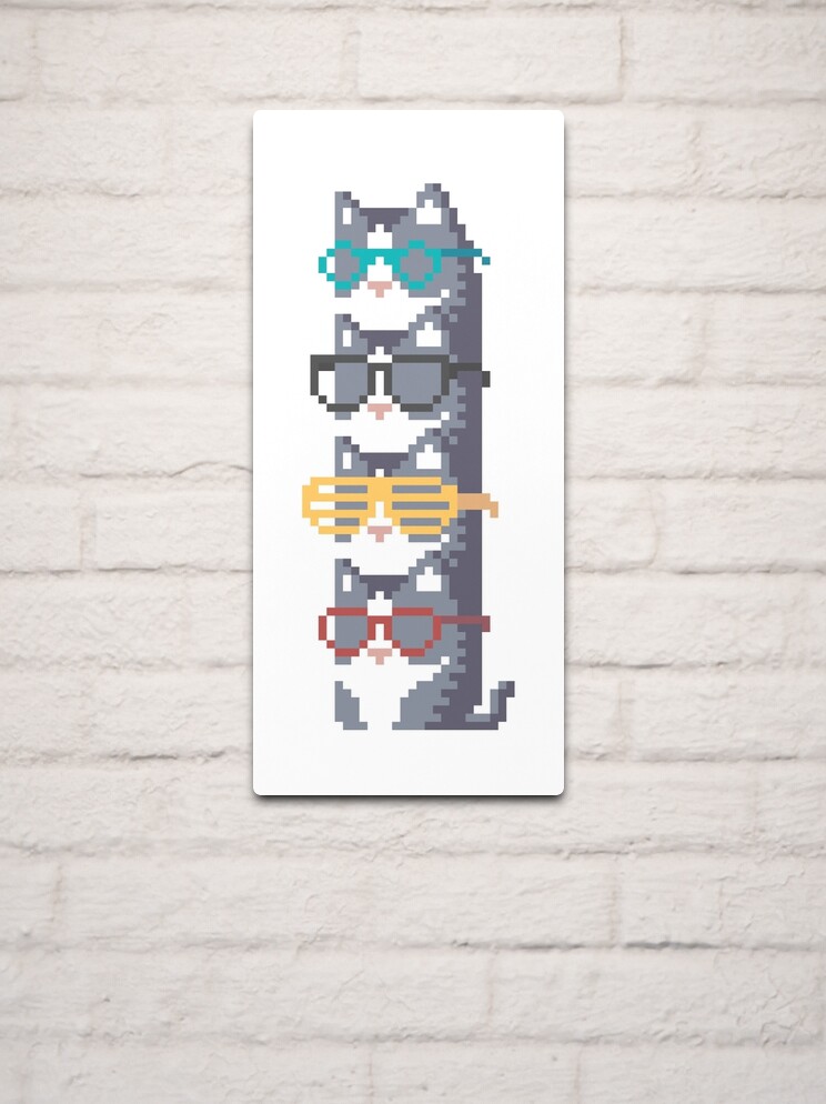 Siamese Cat Pixel Art – BRIK