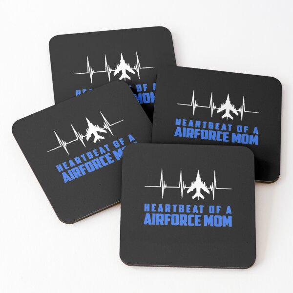Item preview, Heartbeat of a Air Force Mom designed and sold by aryagiri.