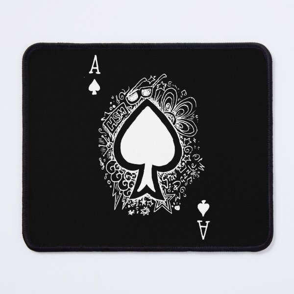 Item preview, Ace Of Spades | Doodles (Dark) designed and sold by the-krisney-way.